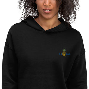 So-Sol Women's Cropped Top Hoodie