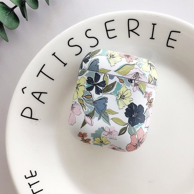 Art Flower Earphone Case For Apple Airpods 1 and 2