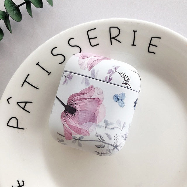 Art Flower Earphone Case For Apple Airpods 1 and 2