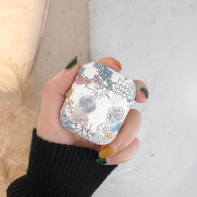 Art Flower Earphone Case For Apple Airpods 1 and 2