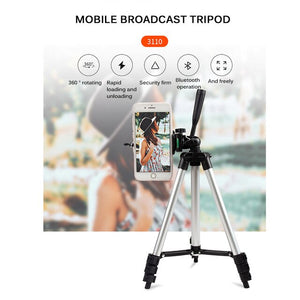 Mini LED Desktop Ring Light Tripod Stand