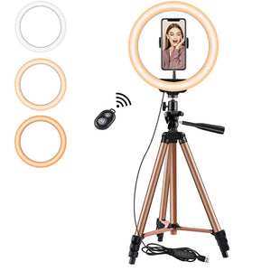 2020 Ring Light 16Cm With Tripod Stand Cell Phone Holder