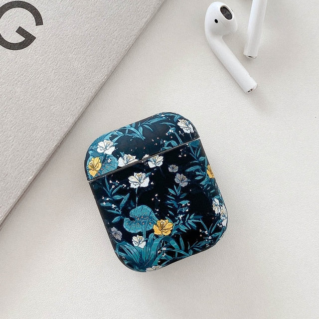 Art Flower Earphone Case For Apple Airpods 1 and 2
