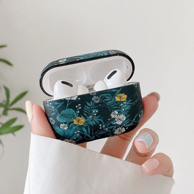 Art Flower Earphone Case For Apple Airpods 1 and 2