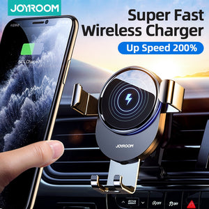 15W Qi Car Phone Holder and Wireless Charger