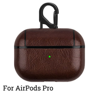 Protective Bag Leather Sleeve Cover Case for AirPods