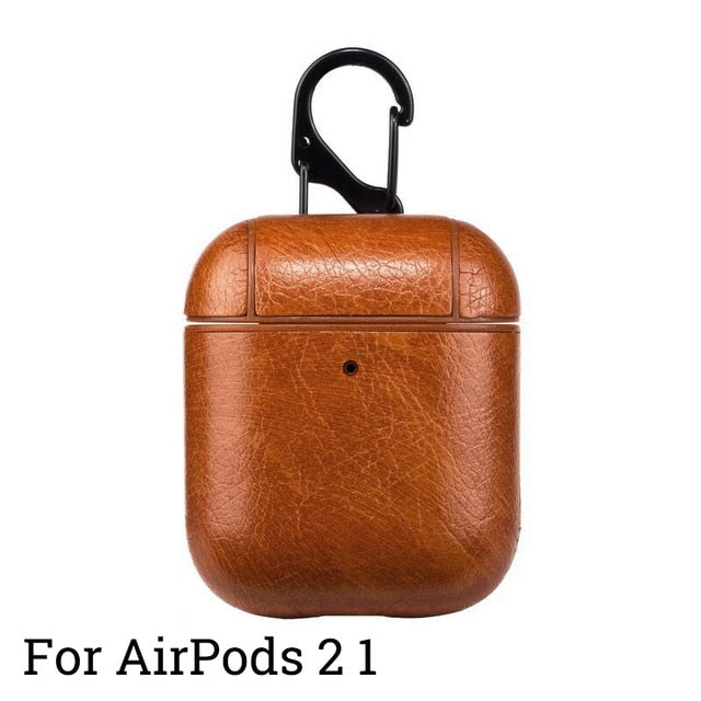 Protective Bag Leather Sleeve Cover Case for AirPods