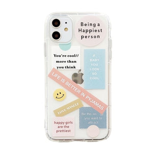 Fashion Retro Label Phone Cases For iPhone