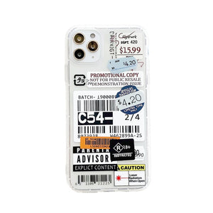 Fashion Retro Label Phone Cases For iPhone