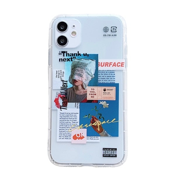 Fashion Retro Label Phone Cases For iPhone