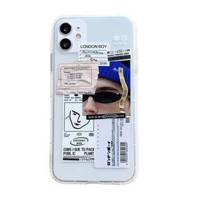 Fashion Retro Label Phone Cases For iPhone